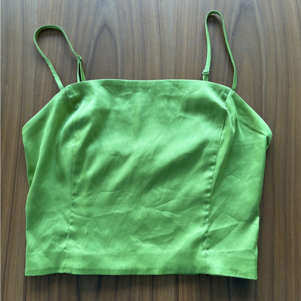 Aritzia Shimmer Satin Camisole - Picture 5 of 6